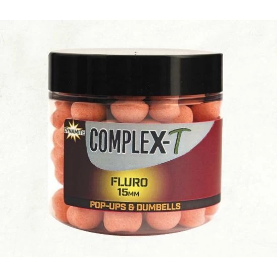 DYNAMITE BAITS Dinamita Complex-T Fluro Pop-Ups 15mm 3 DYNAMITE BAITS Dinamita Complex-T Fluro Pop-Ups 15mm