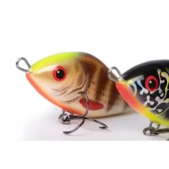 Salmo Slider Hundiendo 12cm Lucio Verde Holográfico -Pesca Descuento Tienda qsd417 salmo slider sinking spotted brown perch detail 550x550w 4